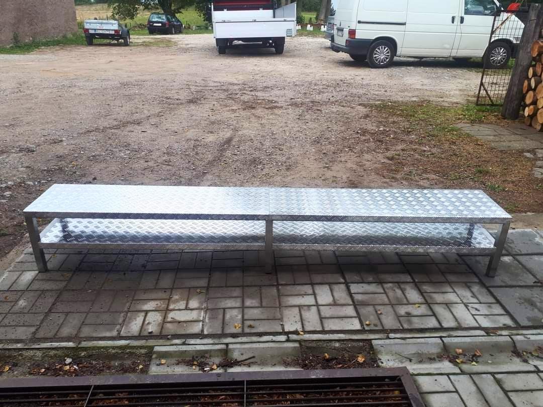 Podest lub brama ze stali nierdzewnej